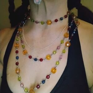 Elegant Multicolor Beaded Necklace